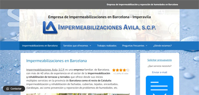 Ejemplo de Web en WordPress de nuestro cliente Imperavila.com Ejemplo de Web en WordPress de nuestro cliente Imperavila.com