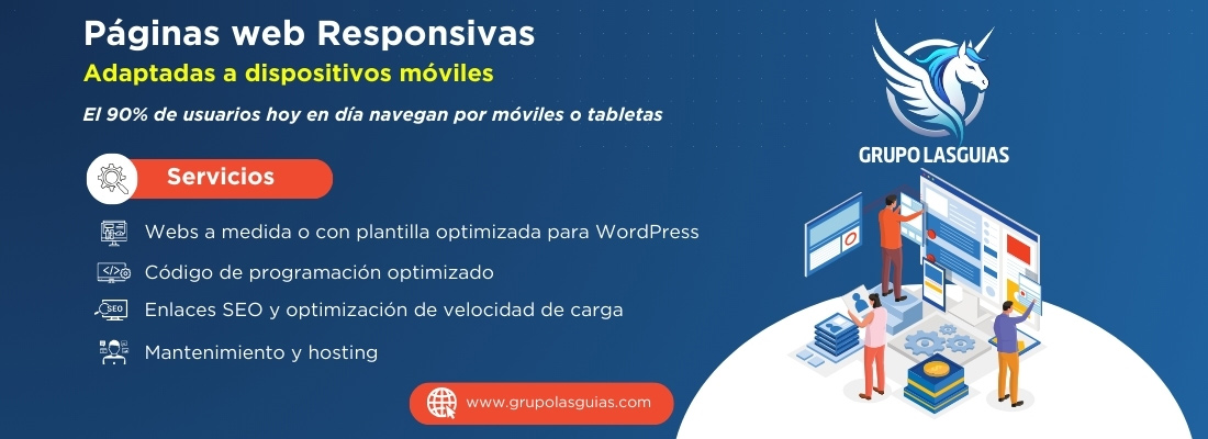 Páginas web adaptadas a dispositivos móviles