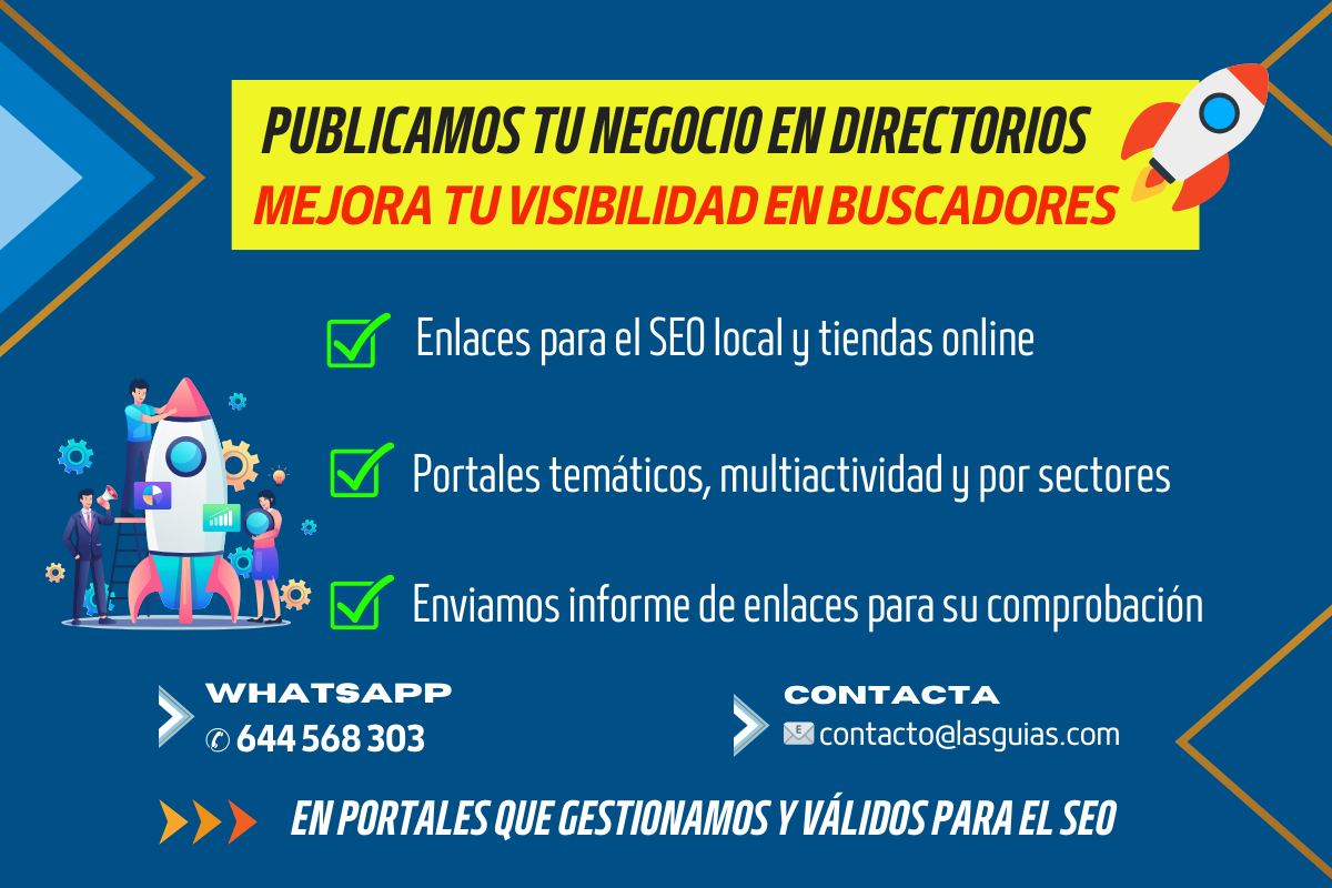 Alta en Grupolasguias Enlaces para el SEO local y para las tiendas online