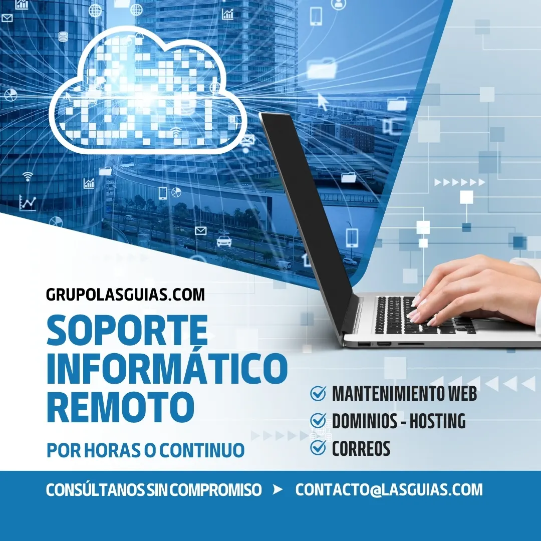 Soporte informático remoto Grupolasguias. Desde 1997.