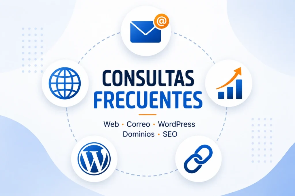 Consultas frecuentas de soporte técnico