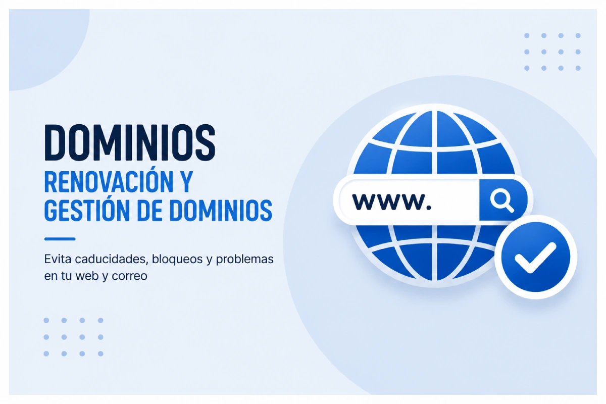 Gestión de dominios
