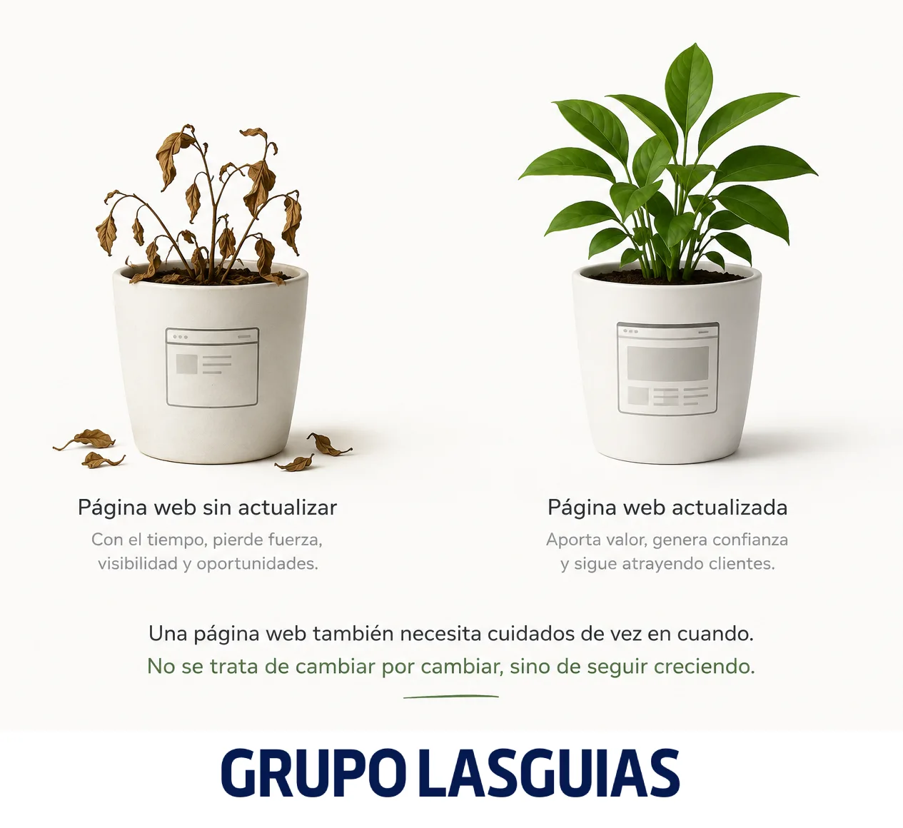 Cuidado de página web